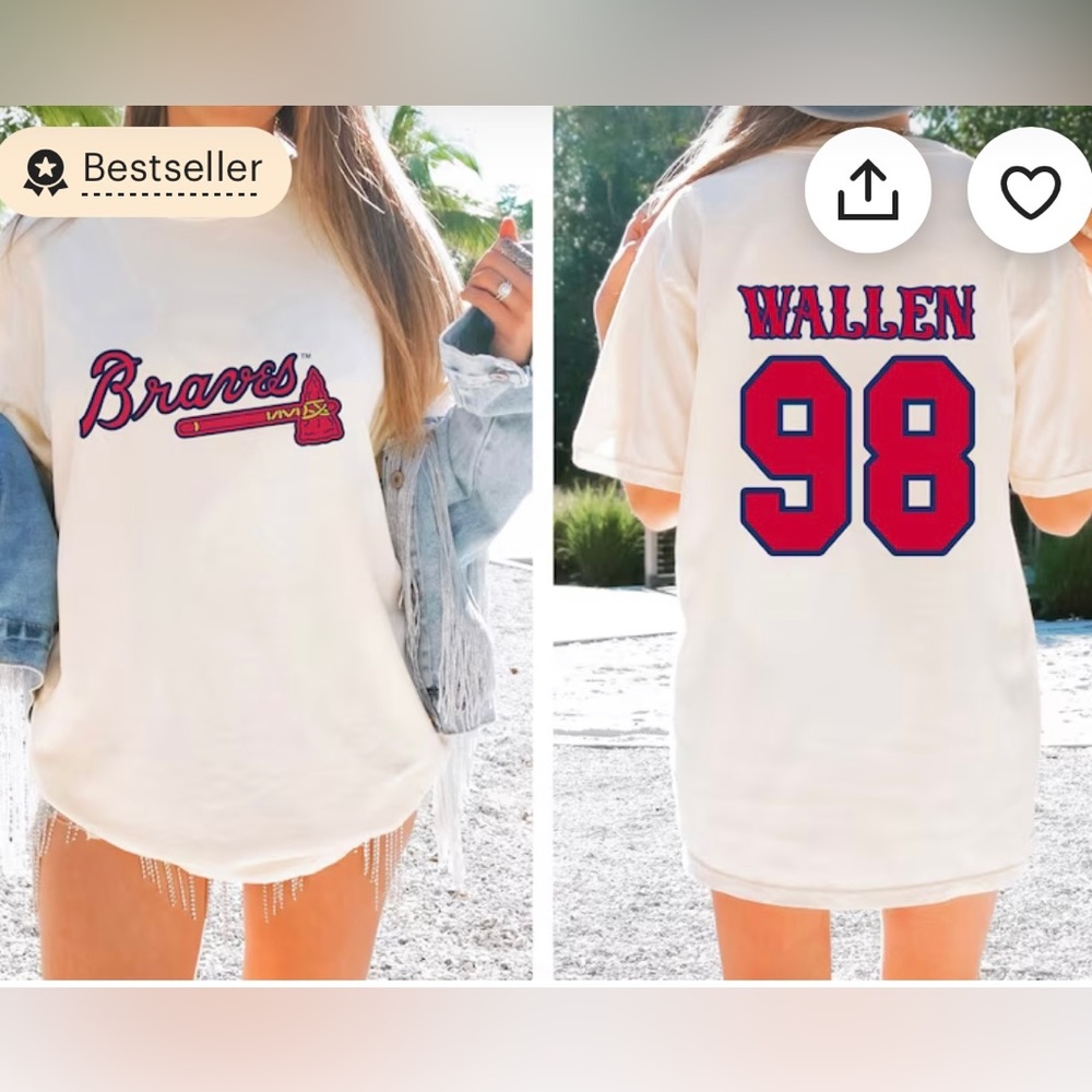 Morgan Wallen Braves Tee⚾️